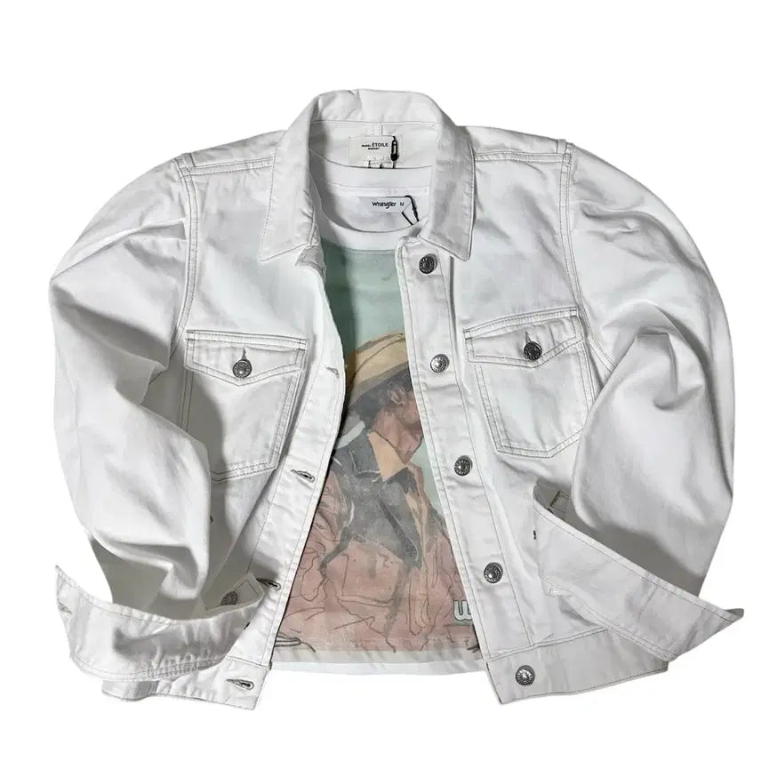 [BUNJANG] Isabel Marant White Puff Sleeve Jacket / (새상품) 이자벨마랑 화이트 퍼프소매 자켓