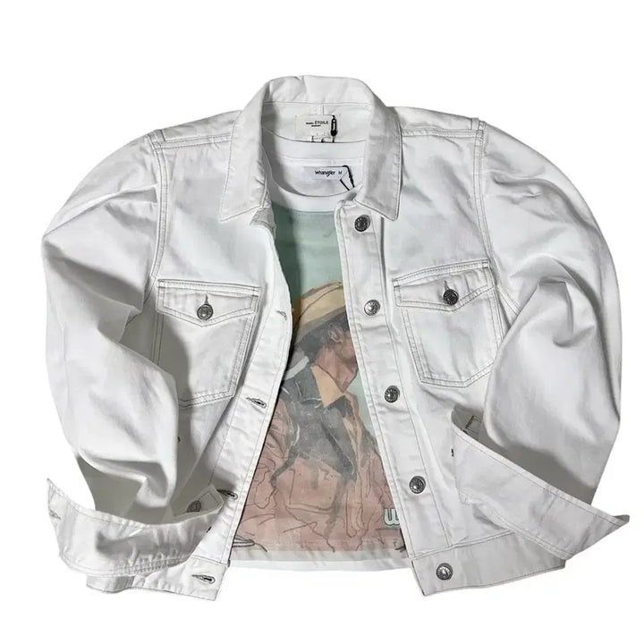 [BUNJANG] Isabel Marant White Puff Sleeve Jacket / (새상품) 이자벨마랑 화이트 퍼프소매 자켓