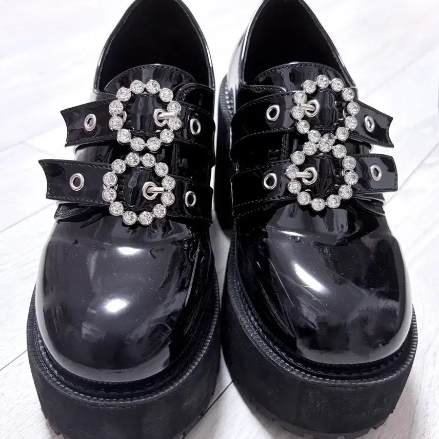 [BUNJANG] Bubbles Chunky Platform Heels / 버블즈 통굽 36 9.5cm