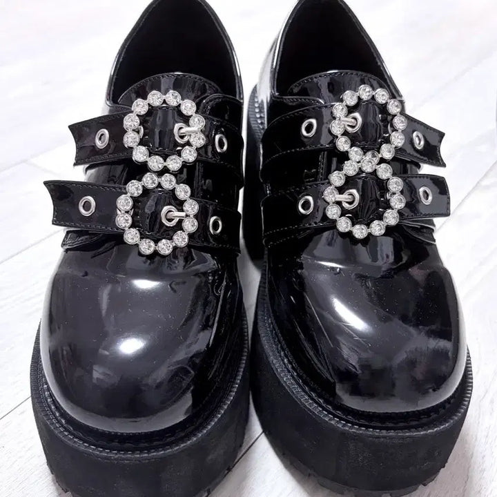 [BUNJANG] Bubbles Chunky Platform Heels / 버블즈 통굽 36 9.5cm
