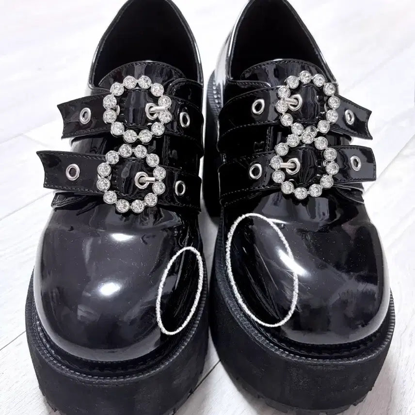 [BUNJANG] Bubbles Chunky Platform Heels / 버블즈 통굽 36 9.5cm