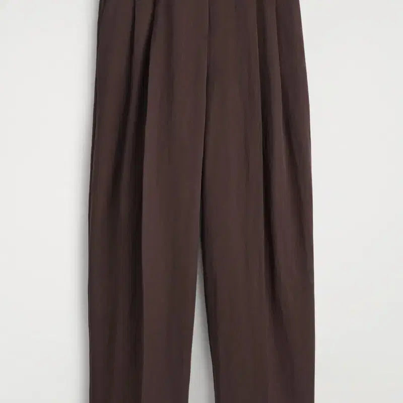 [BUNJANG] COS Relaxed Fluid Wide Leg Trousers Burgundy / COS 코스 릴랙스드 플루이드 와이드 레그 트라우저 버건디 새상품