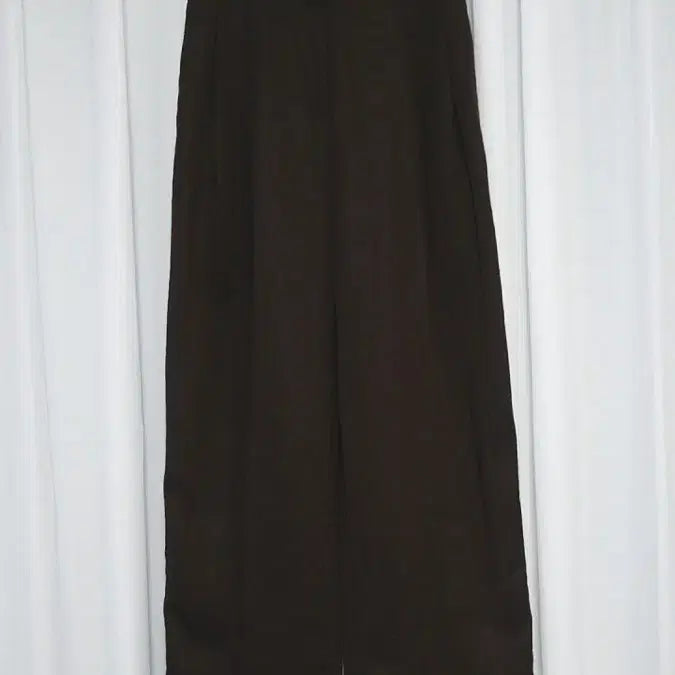 [BUNJANG] COS Relaxed Fluid Wide Leg Trousers Burgundy / COS 코스 릴랙스드 플루이드 와이드 레그 트라우저 버건디 새상품