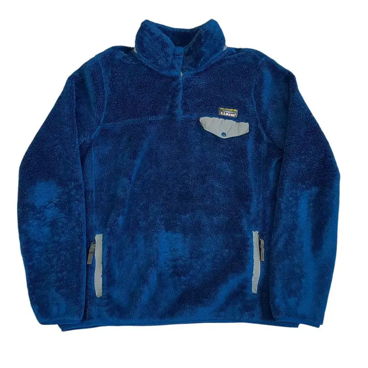 [BUNJANG] L.L.Bean 00s Snap Fleece Pocket Pullover Fleece Jacket / [L] 00s L.L.Bean 스냅 플리스 포켓 풀오버 후리스 자켓