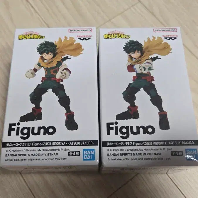 [BUNJANG] Bandai Figu-Rise Deku &amp; Bakugo Figure Set / 미개봉 일괄 반다이 피구노 Figuno 나히아 미도리아 바쿠고 피규어 팝니다