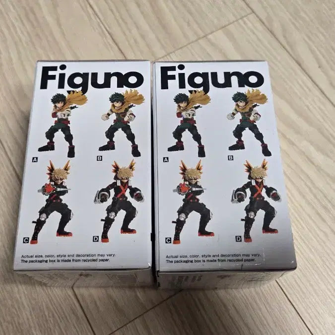 [BUNJANG] Bandai Figu-Rise Deku &amp; Bakugo Figure Set / 미개봉 일괄 반다이 피구노 Figuno 나히아 미도리아 바쿠고 피규어 팝니다