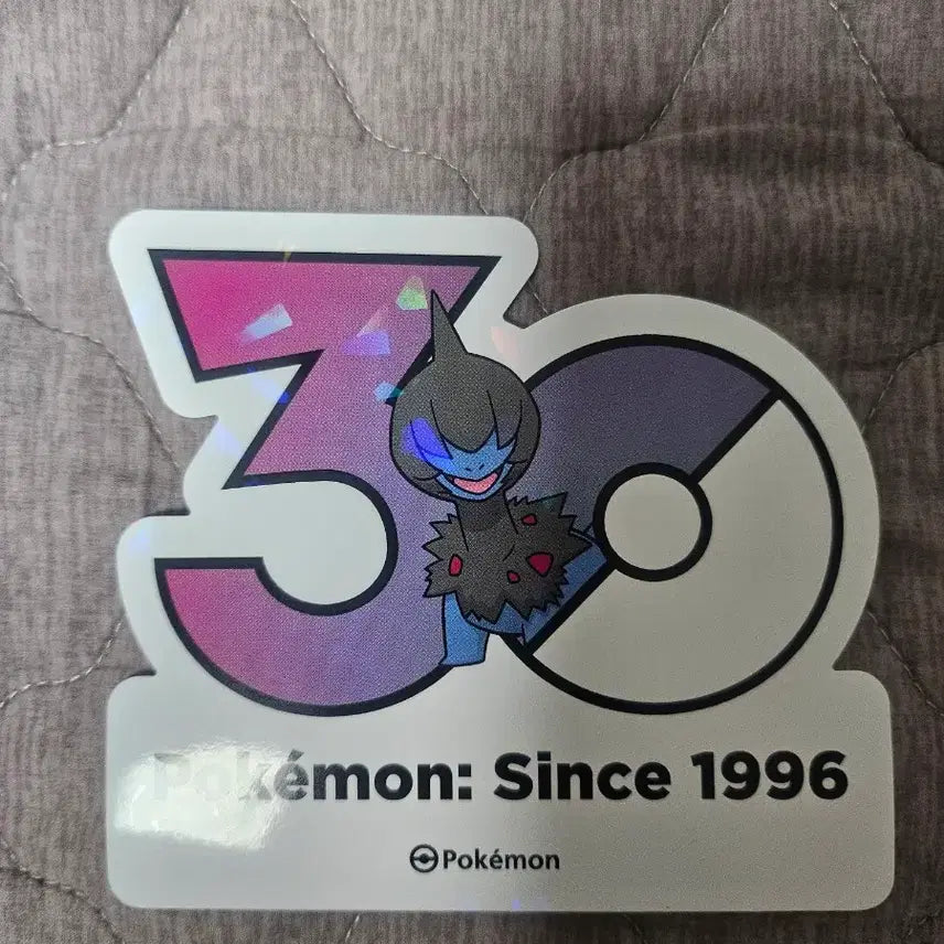[BUNJANG] Pokemon 30th Anniversary Logo Sticker / 포켓몬 30주년 로고
