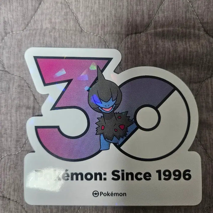 [BUNJANG] Pokemon 30th Anniversary Logo Sticker / 포켓몬 30주년 로고