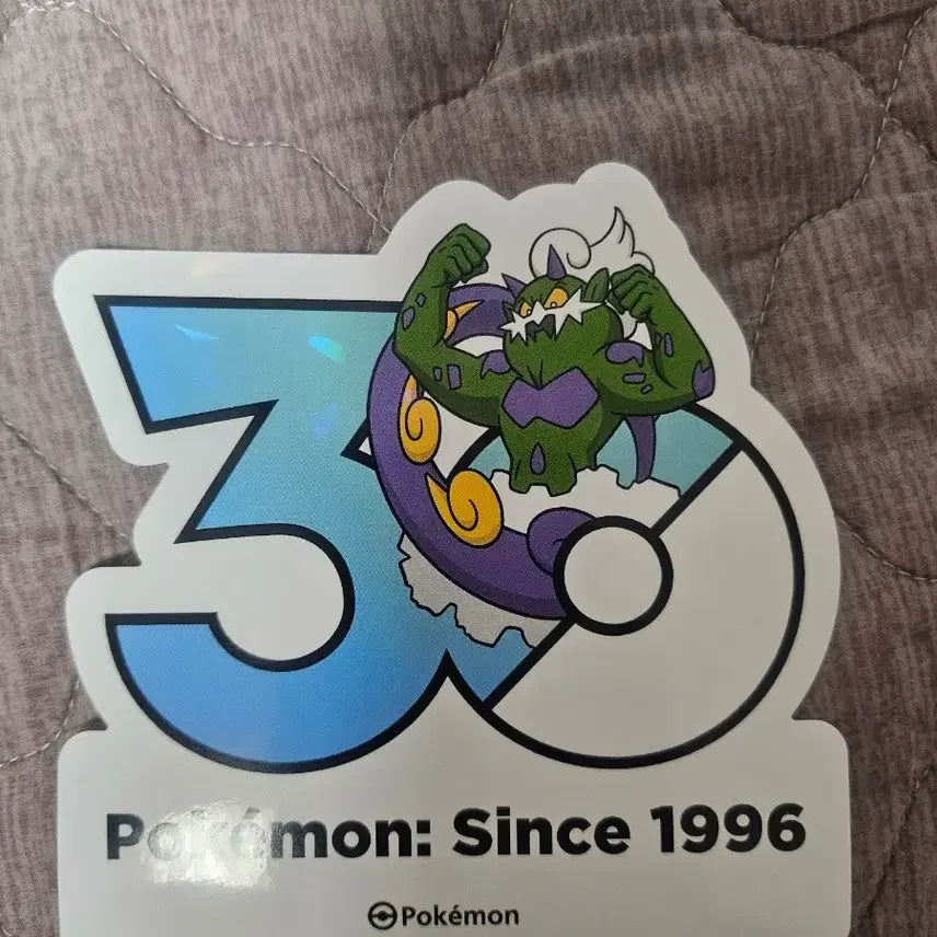 [BUNJANG] Pokemon 30th Anniversary Logo Sticker / 포켓몬 30주년 로고