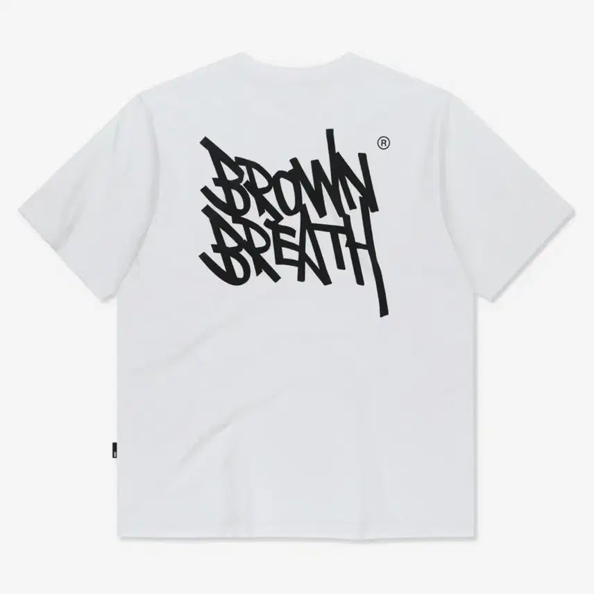 [BUNJANG] Brownbreath Short Sleeve T-Shirt White Size S / 브라운브레스 반팔 S