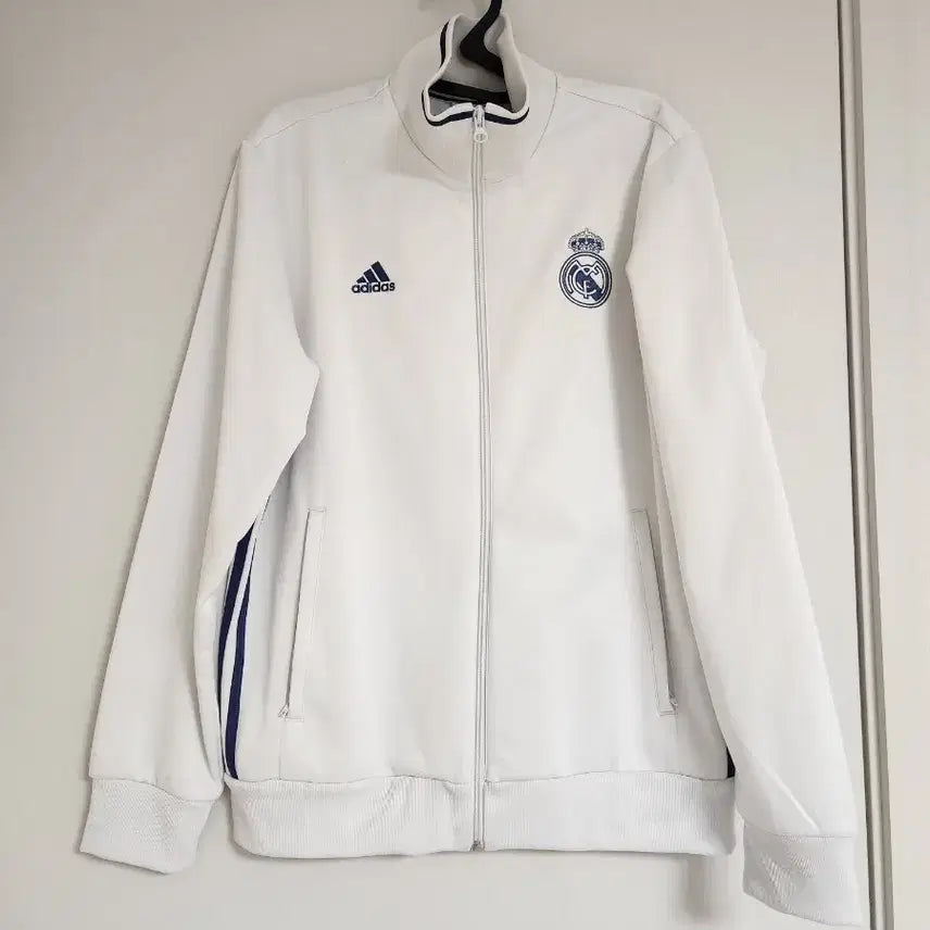 [BUNJANG] Adidas Real Madrid White Track Top Jersey Size 105 / 아디다스 레알마드리드 흰색 트랙탑 져지 사이즈105