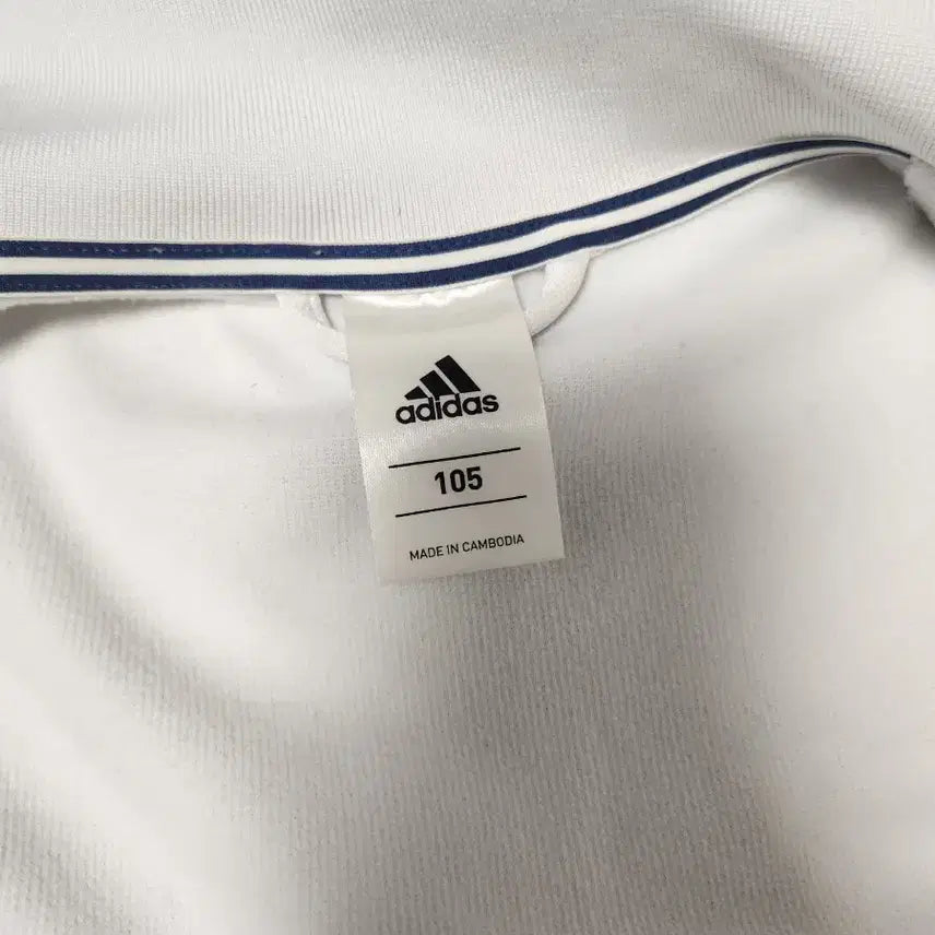 [BUNJANG] Adidas Real Madrid White Track Top Jersey Size 105 / 아디다스 레알마드리드 흰색 트랙탑 져지 사이즈105