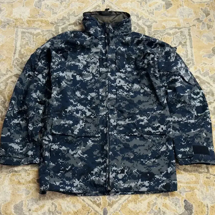 [BUNJANG] US Navy Original Blueberry GORE-TEX Parka (Go-Cœur/X-Small Regular) / [데드스탁] 미해군 오리지널 블루베리 고어텍스 파카 (고프코어/XS)