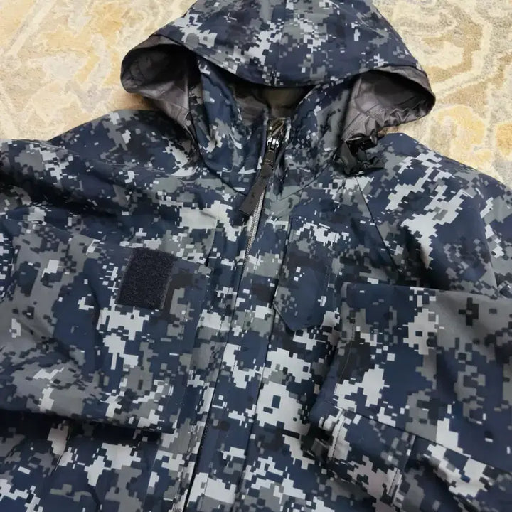 [BUNJANG] US Navy Original Blueberry GORE-TEX Parka (Go-Cœur/X-Small Regular) / [데드스탁] 미해군 오리지널 블루베리 고어텍스 파카 (고프코어/XS)