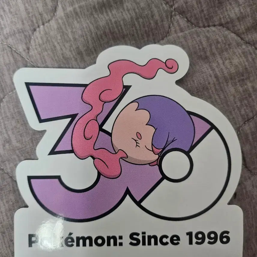 [BUNJANG] Pokemon 30th Anniversary Logo Sticker / 포켓몬 30주년 로고
