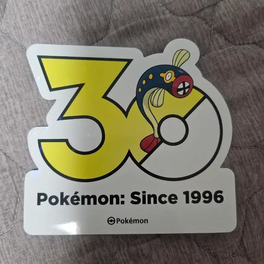 [BUNJANG] Pokemon 30th Anniversary Logo Sticker / 포켓몬 30주년 로고