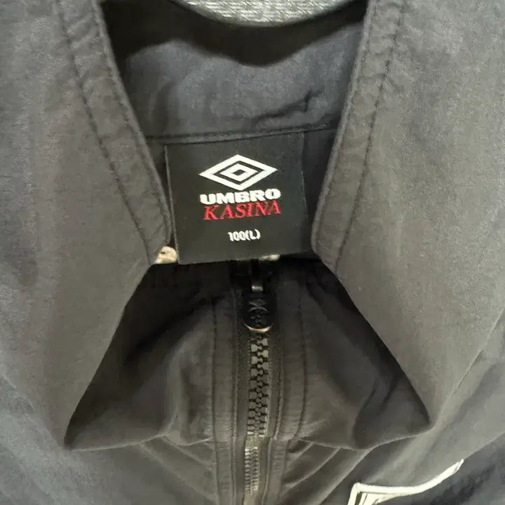 [BUNJANG] Umbro x Kappa 1997 Stand Neck Jacket Black / 엄브로 x 카시나 1997 스탠드 넥 자켓 블랙 [100]