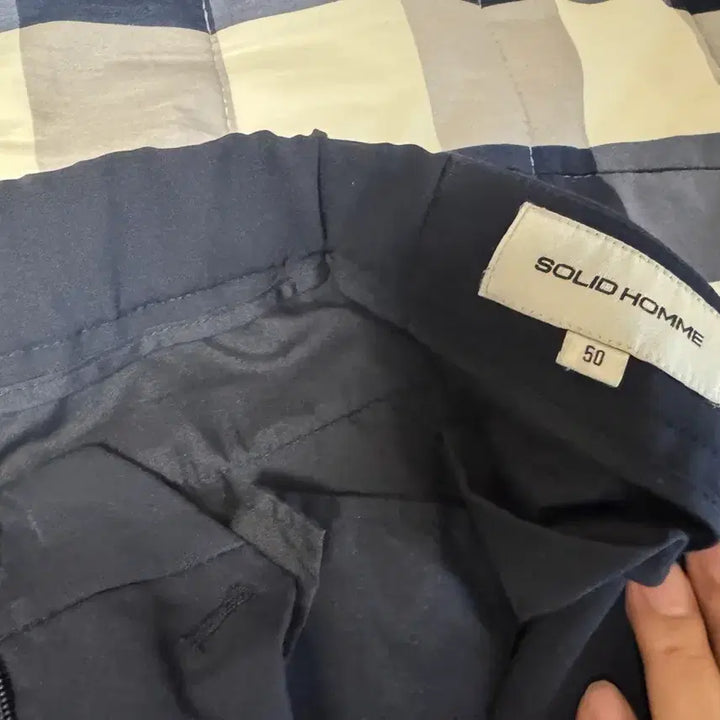 [BUNJANG] Solid Homme Navy Slacks / 솔리드옴므 네이비 슬렉스