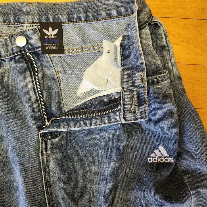 [BUNJANG] Adidas Wide Denim Pants M / [새상품] 아디다스 와이드 데님 팬츠 M
