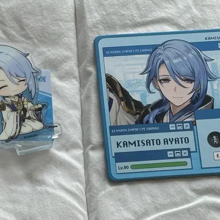 [BUNJANG] Genshin Impact Kamisato Ayato Acrylic Stand &amp; Coaster / 원신 카미사토 아야토 아크릴 스탠드 도장 PC방 코스터