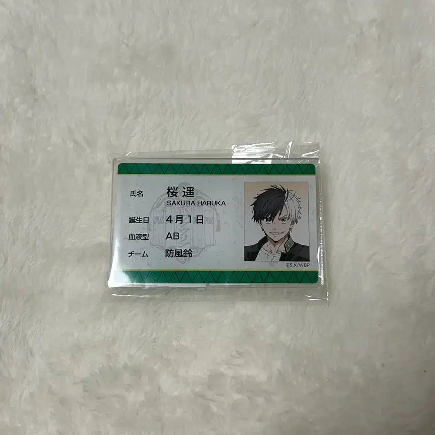 [BUNJANG] Winbre Sakura Haruka Student ID Acrylic Badge Favorite Series / 윈브레 사쿠라 하루카 학생증 아크릴 뱃지 favorite 시리즈