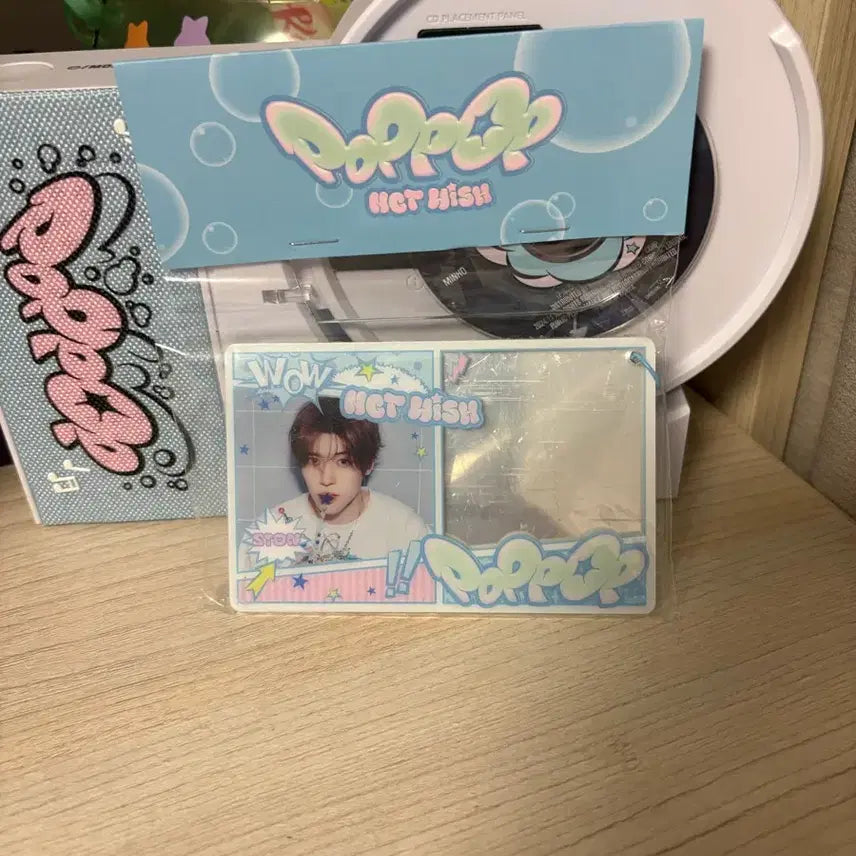 [BUNJANG] NCT WISH Sion Pop-up China MD Acrylic Hand Mirror Keychain / 엔시티위시 시온 팝팝 중국 엠디 아크릴 손거울 키링