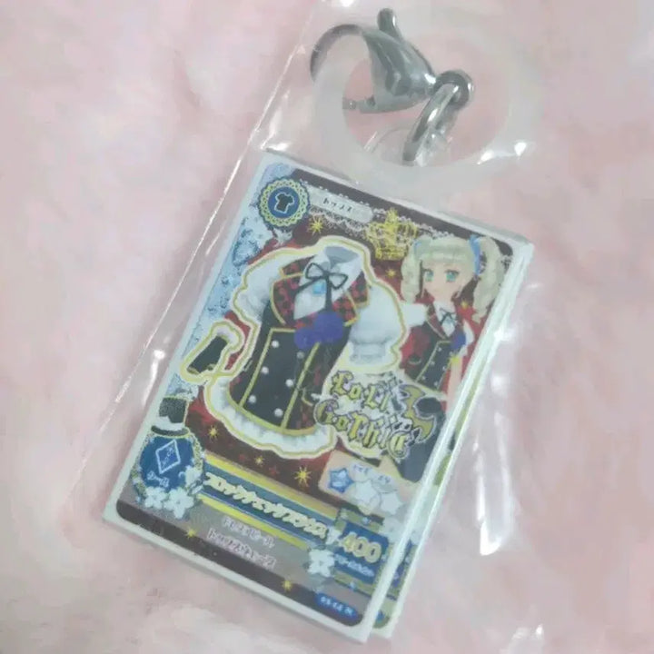 [BUNJANG] Aikatsu! Star! Ruriko Gothic Card Keychain Mini Figure / 아이엠스타 메지루시 로리고딕 카드 탑스키링미니피규어유리카