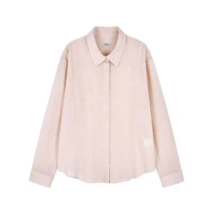 [BUNJANG] Lily Cotes Summer Sheer Shirt Pink / 릴리코츠 썸머 시어셔츠