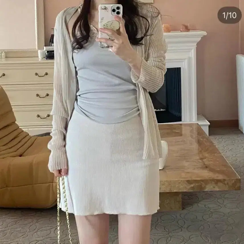 [BUNJANG] Yousop Rosewater Mini Skirt / 유솝 로즈워터 스커트 미니
