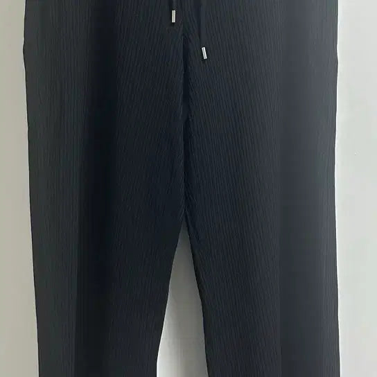 [BUNJANG] Solid Homme 26SS Black Wrinkle Knit Pants / [36] 솔옴 26SS 블랙 크링클 니트 팬츠