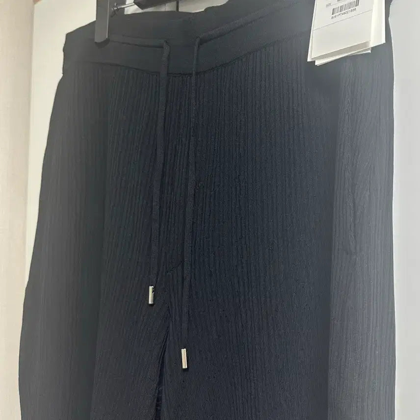 [BUNJANG] Solid Homme 26SS Black Wrinkle Knit Pants / [36] 솔옴 26SS 블랙 크링클 니트 팬츠