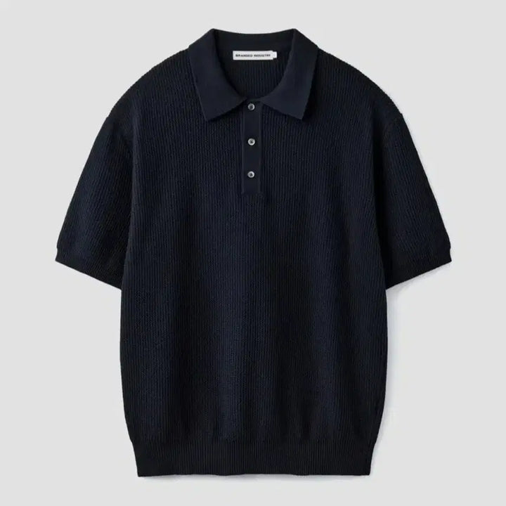 [BUNJANG] Branded Hard Twist Polo Knit Navy XL / (새제품)브랜디드/하드 트위스트 폴로 니트 네이비/XL