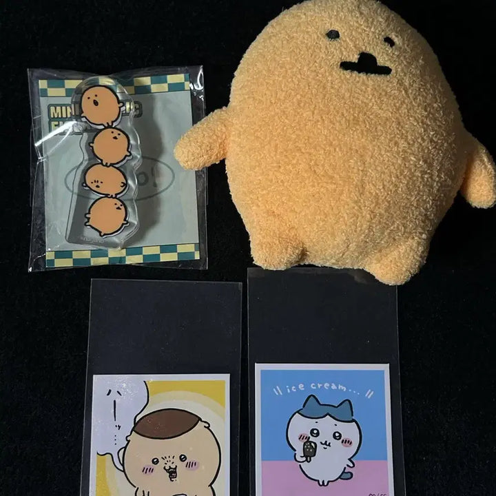 [BUNJANG] Chiikawa Usagi Hachiware Kurimanju Korokke Plush Set Stickers / 치이카와 농담곰 하치와레 쿠리만쥬 고로케 누이구루미 코롯토 스티커 일괄