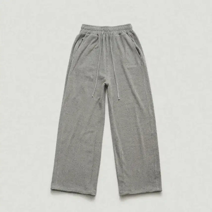 [BUNJANG] TheBarnet Puffy Terry Drawstring Pants - Grey / 더바넷 Puffy Terry Drawstring Pants_Grey