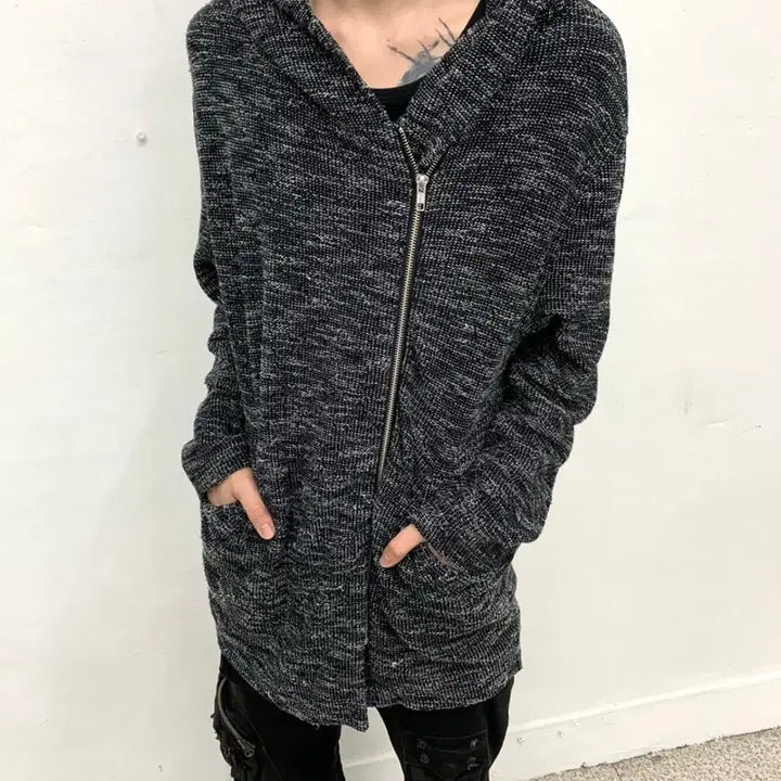 [BUNJANG] Jeanasis Asymmetrical Hood Jacket / Jeanasis assymetrical hood jacket 후드 자켓