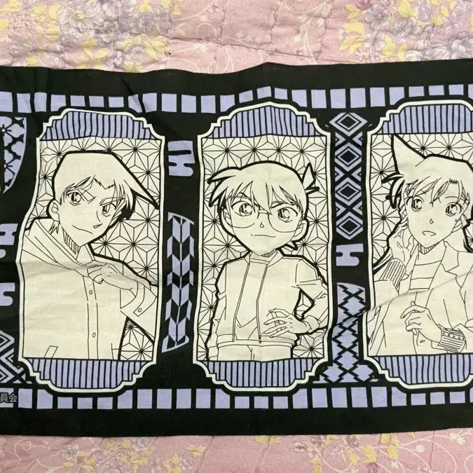 [BUNJANG] Detective Conan Character Illustration Towel / 명탐정 코난 캐릭터 그림 수건