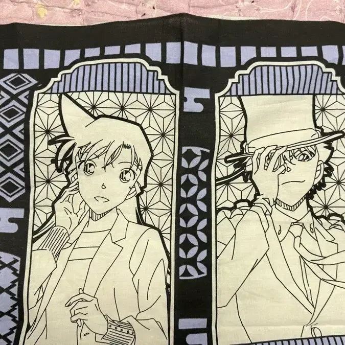 [BUNJANG] Detective Conan Character Illustration Towel / 명탐정 코난 캐릭터 그림 수건