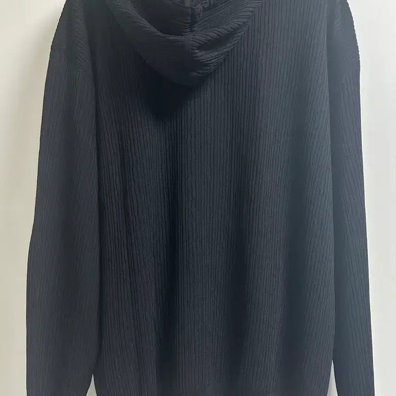 [BUNJANG] Solid Homme 26SS Black Wrinkle Hooded Zip-Up Jacket / [52] 솔옴 26SS 블랙 크링클 후드 집업 자켓