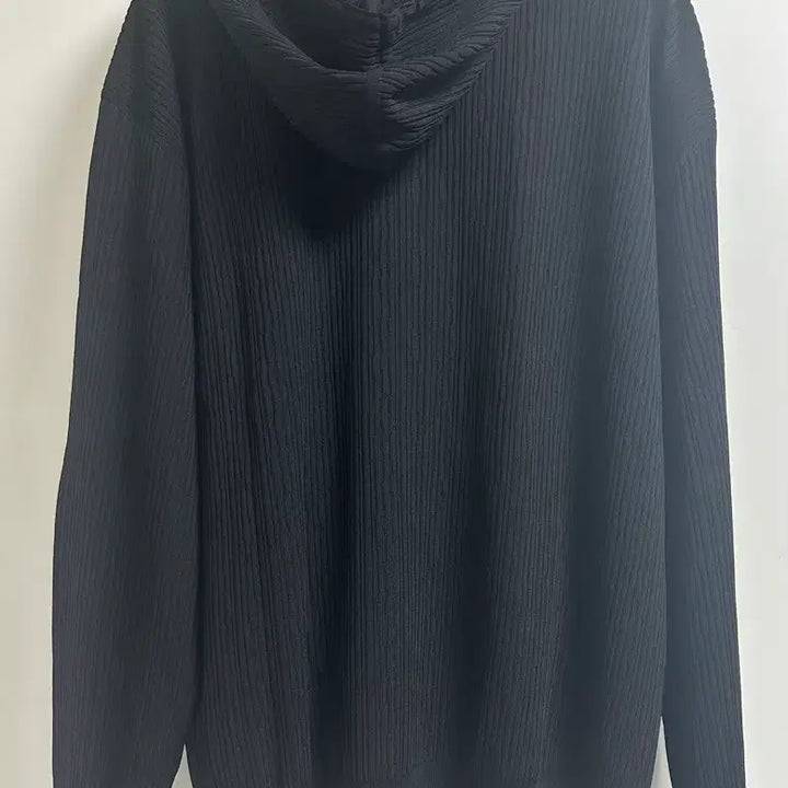 [BUNJANG] Solid Homme 26SS Black Wrinkle Hooded Zip-Up Jacket / [52] 솔옴 26SS 블랙 크링클 후드 집업 자켓
