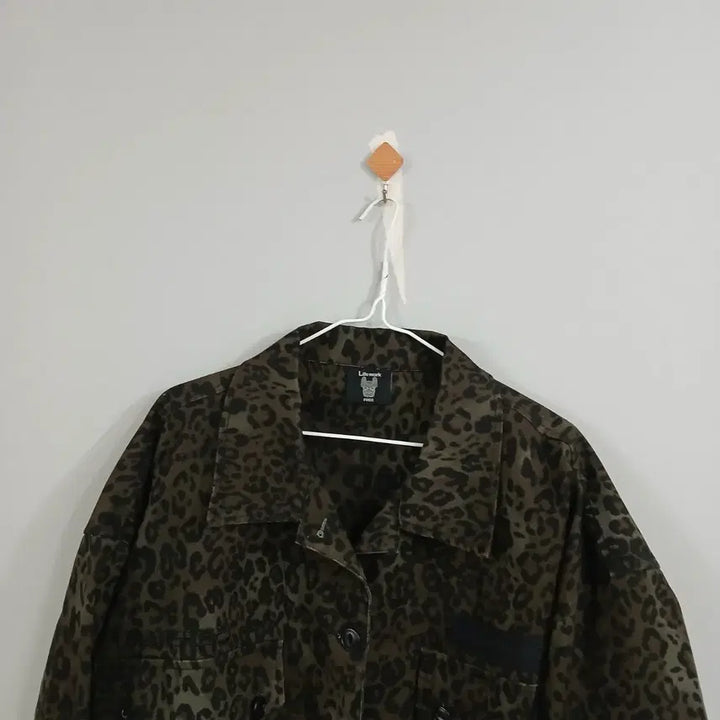[BUNJANG] Life Work Leopard Shirt Jacket (Free Size) / 라이프워크 레오파드 셔츠 자켓 정품 free