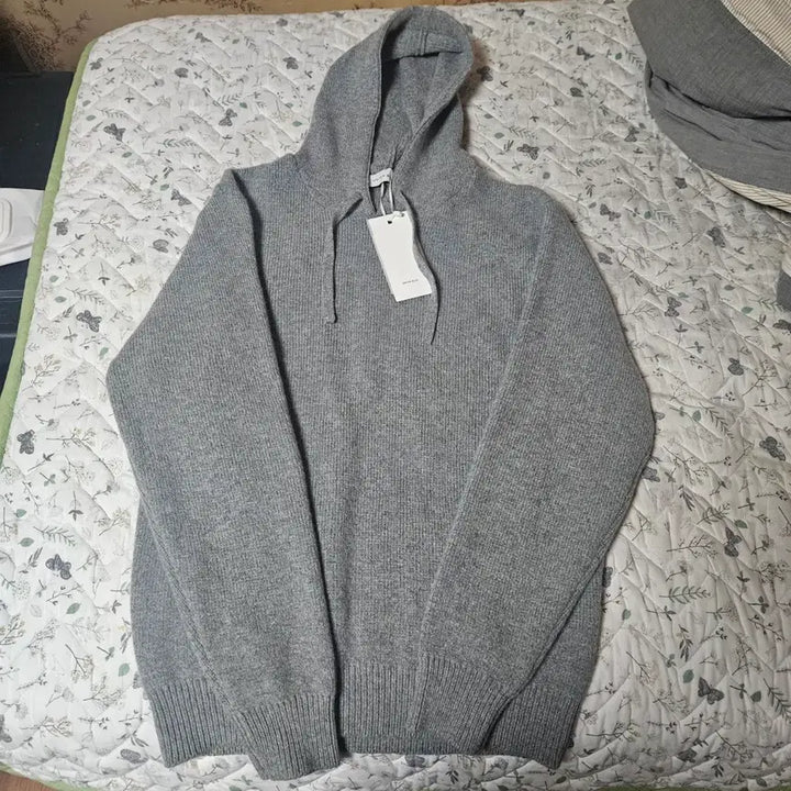 [BUNJANG] Union Blue Wool Comfort Knit Hoodie Grey L / 유니온블루 울 컴포트 니트 후드 그레이 L