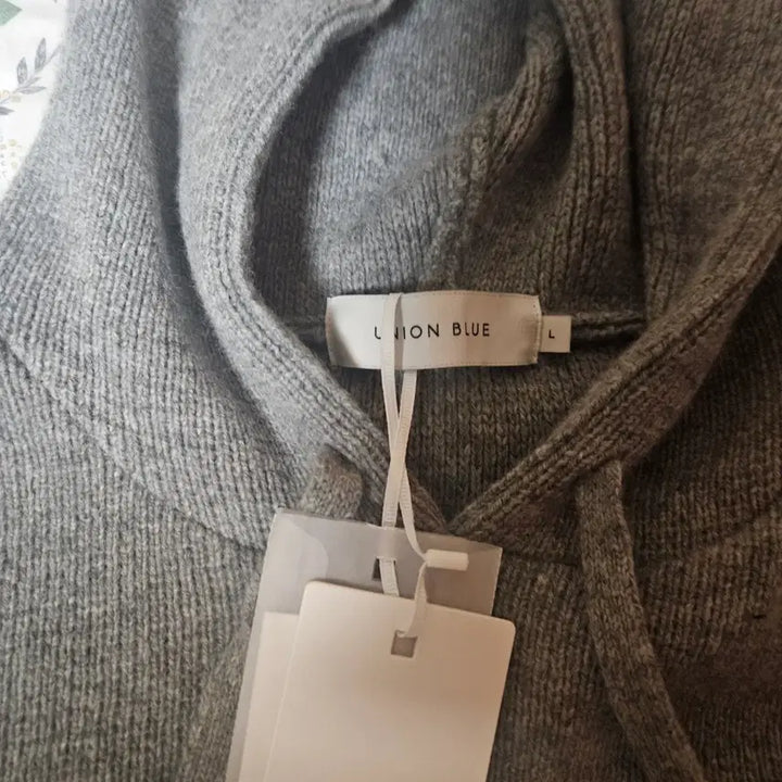 [BUNJANG] Union Blue Wool Comfort Knit Hoodie Grey L / 유니온블루 울 컴포트 니트 후드 그레이 L