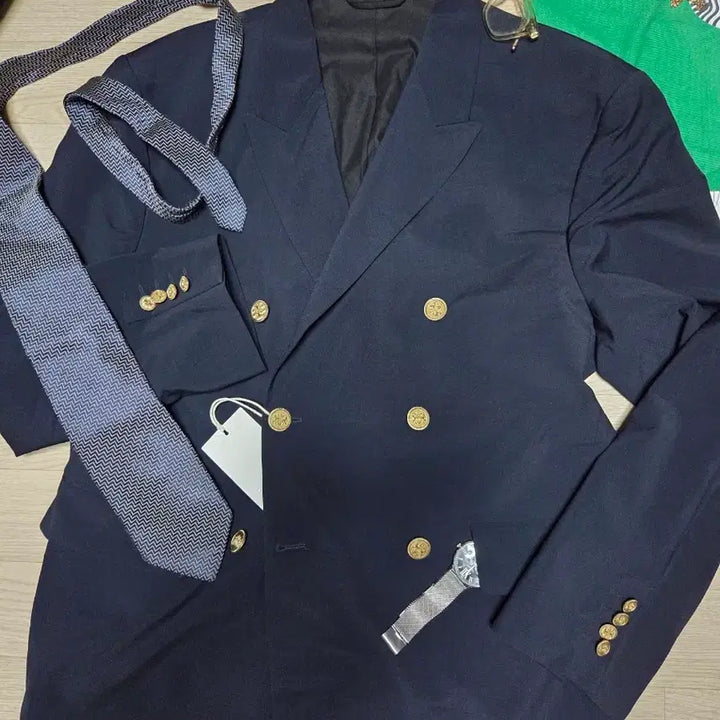 [BUNJANG] Zara Gold Button Peak Lapel Blazer Jacket / (새상품)ZARA 금장 블레이저 자켓 자라 수트
