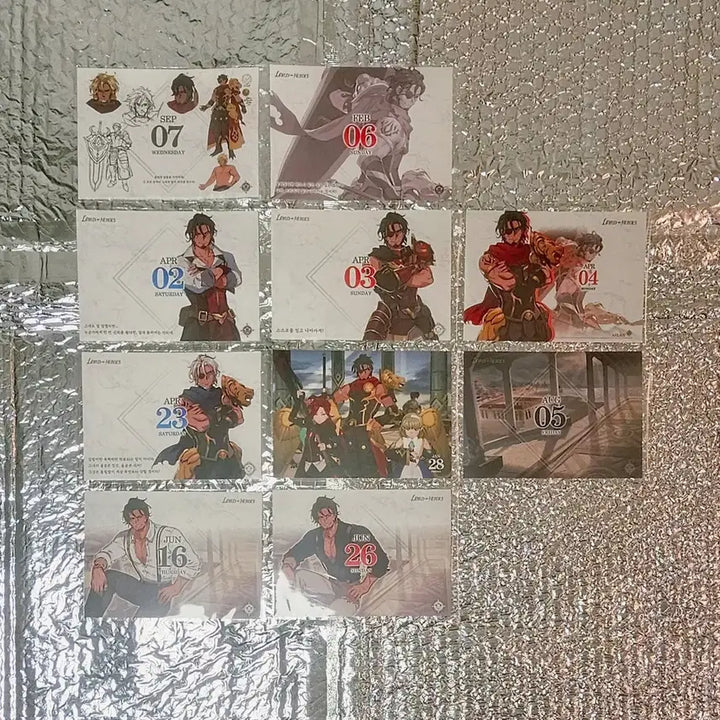 [BUNJANG] Lord of Heroes Aslan 10 Photocards / (tt)아슬란 10장 로드오브히어로즈 로오히