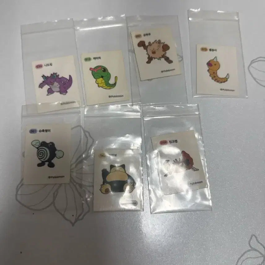 [BUNJANG] Pokemon Bread Stickers Collection / 포켓몬띠부띠부씰 모음