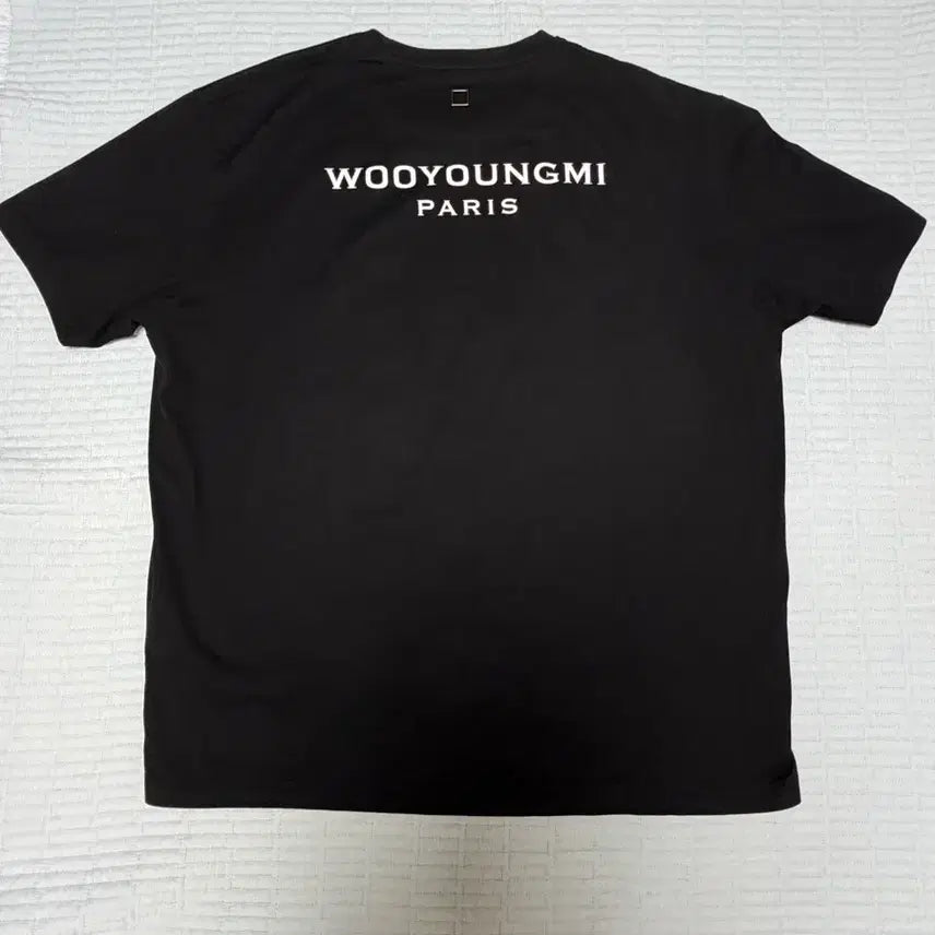 [BUNJANG] Wooyoungmi Cotton Back Logo T-shirt Black / [새상품급](크림판) 우영미 코튼 백로고 티셔츠 블랙