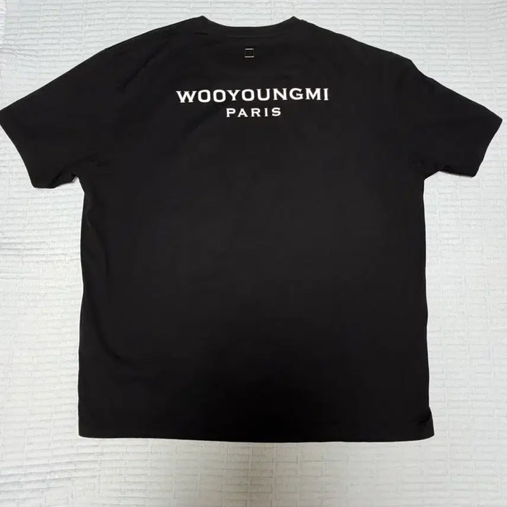 [BUNJANG] Wooyoungmi Cotton Back Logo T-shirt Black / [새상품급](크림판) 우영미 코튼 백로고 티셔츠 블랙