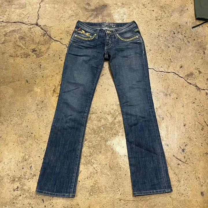 [BUNJANG] Robins Jean Washed Bootcut Denim Pants / [정품/25] 로빈스진 부츠컷 워싱 데님 팬츠