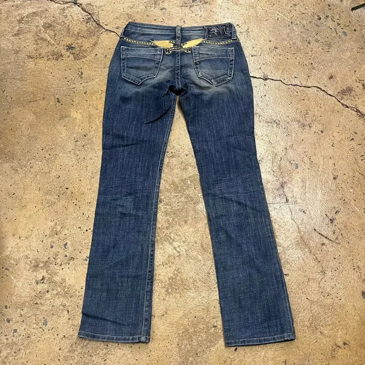 [BUNJANG] Robins Jean Washed Bootcut Denim Pants / [정품/25] 로빈스진 부츠컷 워싱 데님 팬츠