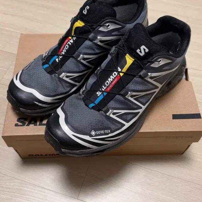 [BUNJANG] Salomon XT-6 GORE-TEX Black Ebony Running Shoes / 살로몬 XT-6 고어텍스 블랙 에보니 275